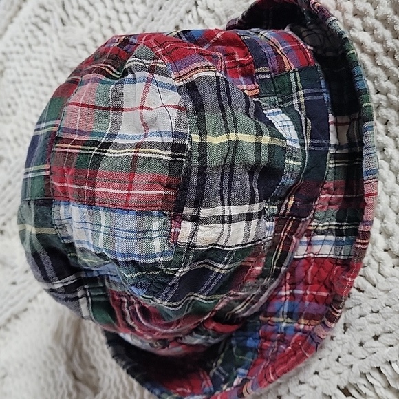 Gap Plaid Bucket Hat 12-24 Months Vintage Boy Or Girl - Picture 5 of 5